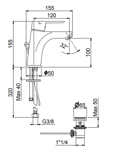 Miscelatore Bidet - Kevon